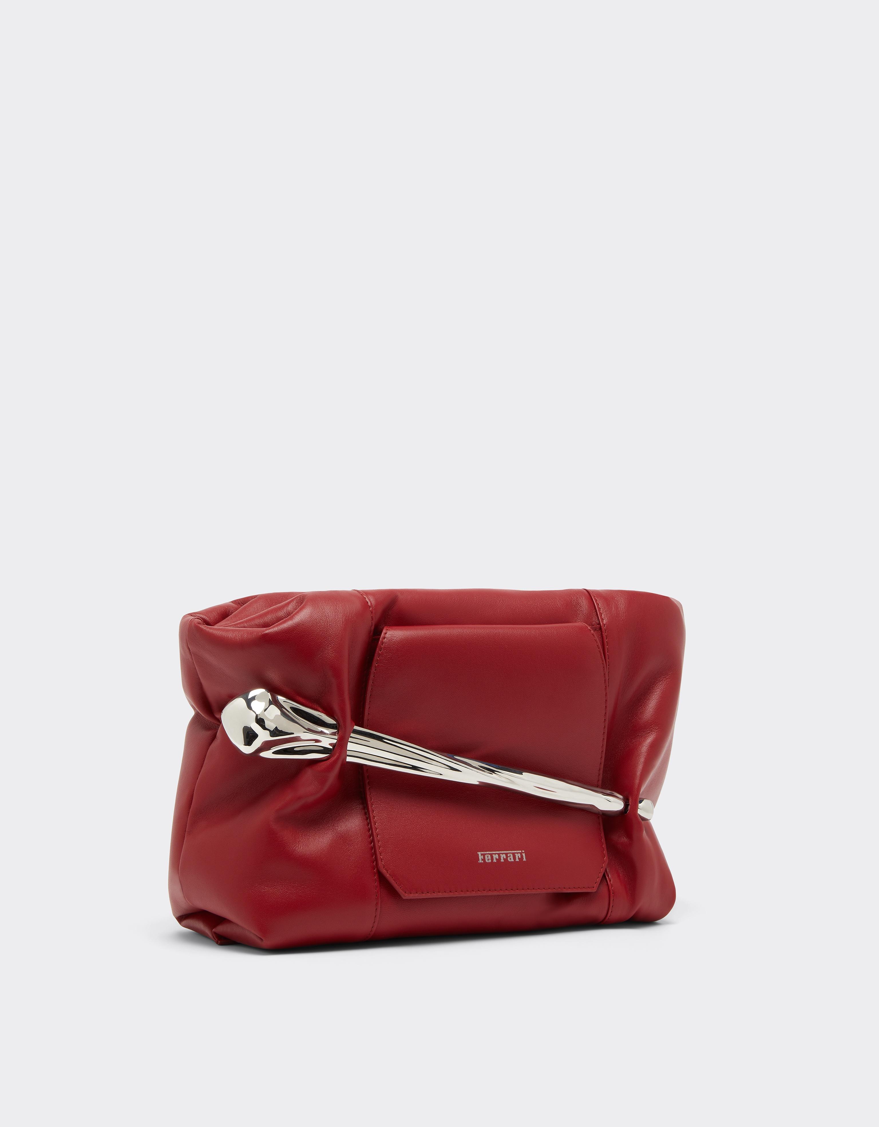 Soft Semi-Gloss Leather Clutch