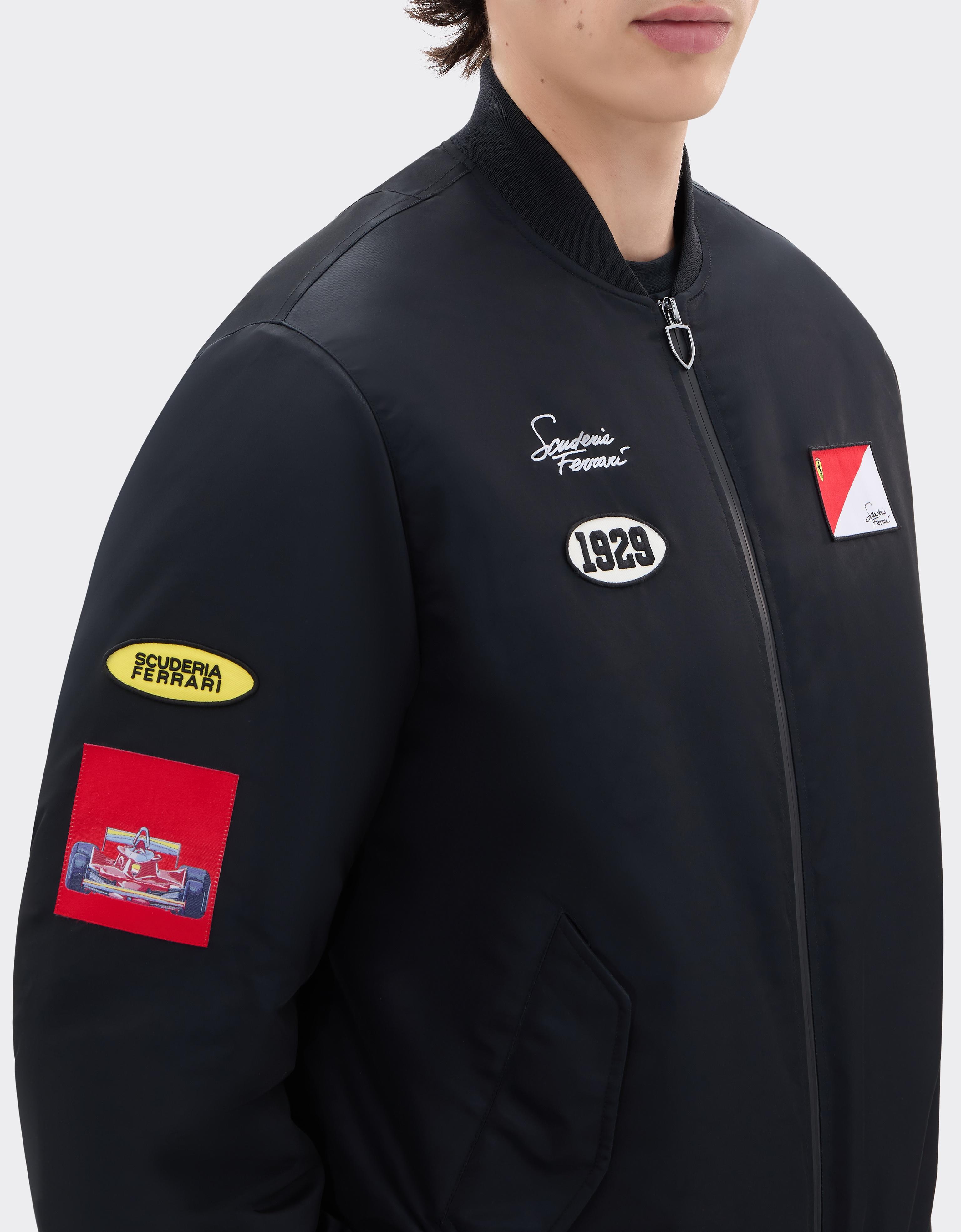 Scuderia Ferrari padded nylon twill bomber jacket