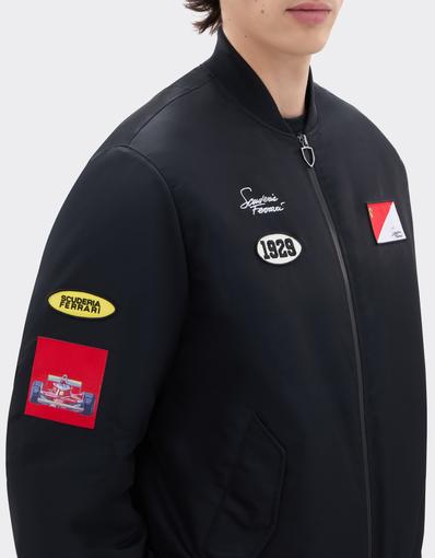 Scuderia Ferrari padded nylon twill bomber jacket