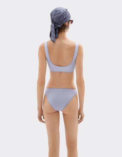 Bikini top with Prancing Horse motif