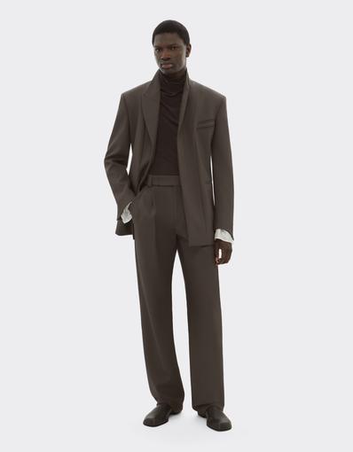 Crepe Trousers with Pleats