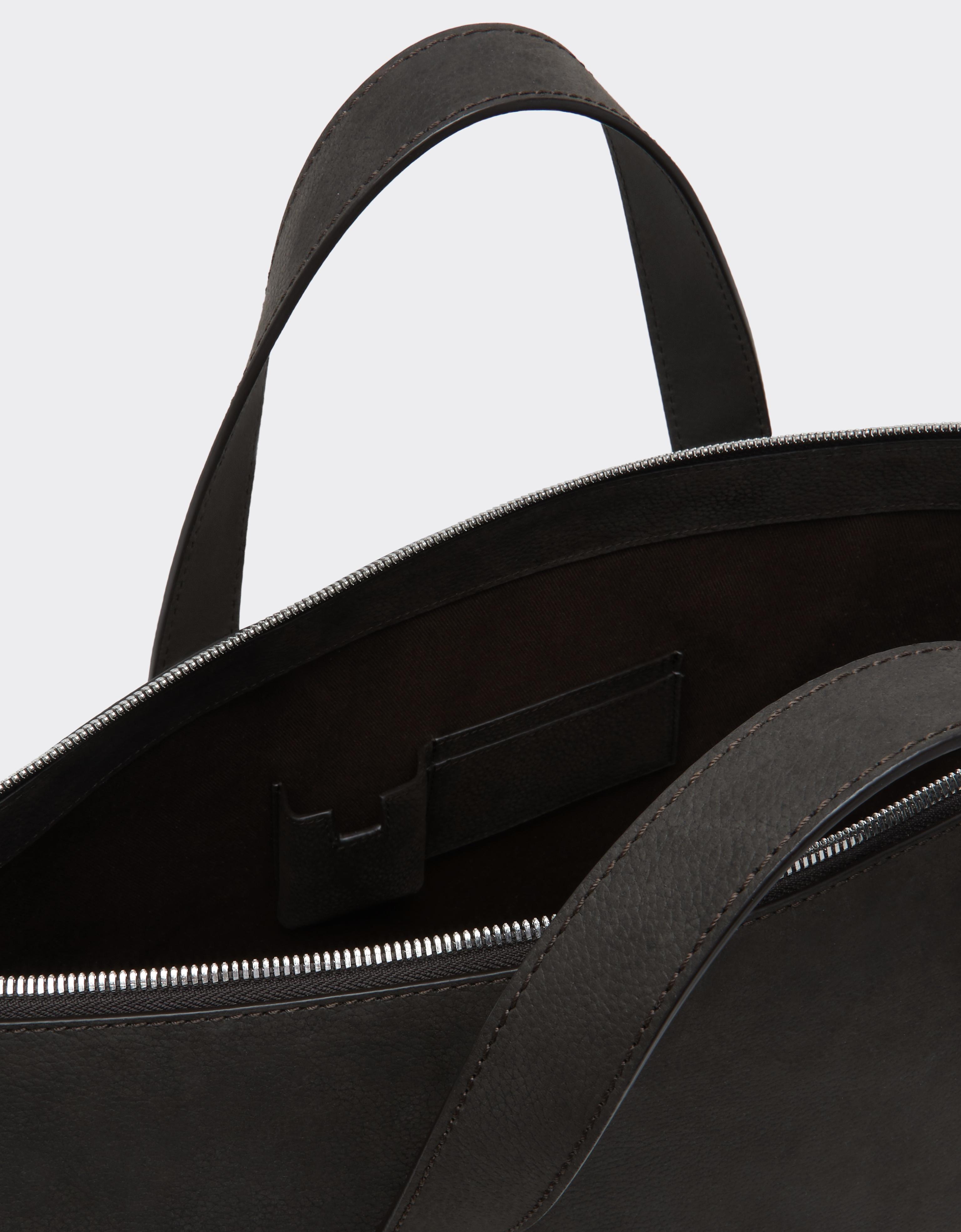 Bolso Duffle de piel encerada