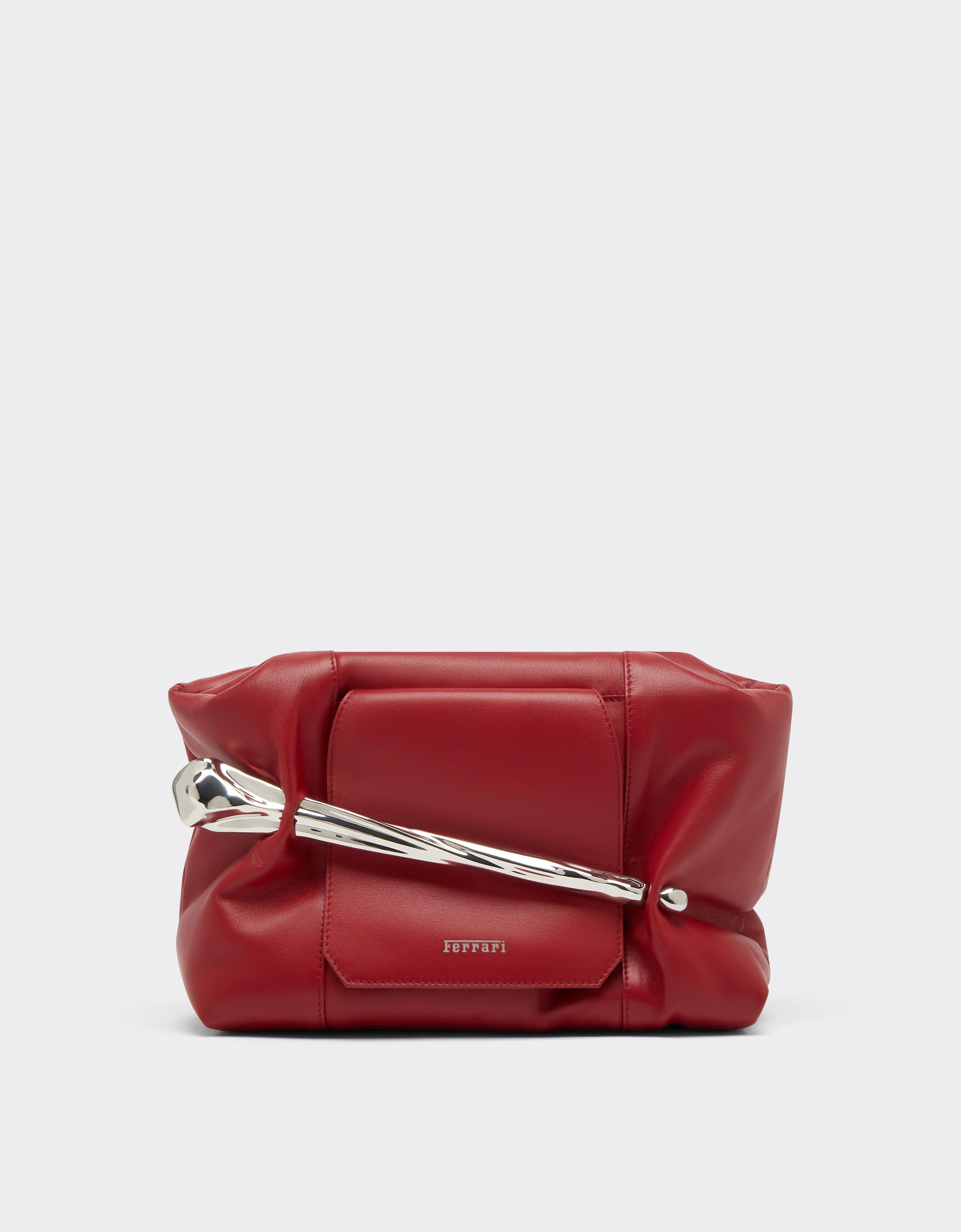 Soft Semi-Gloss Leather Clutch