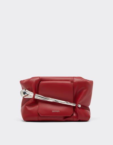 FERRARI PILLOW BAG en cuir semi-brillant