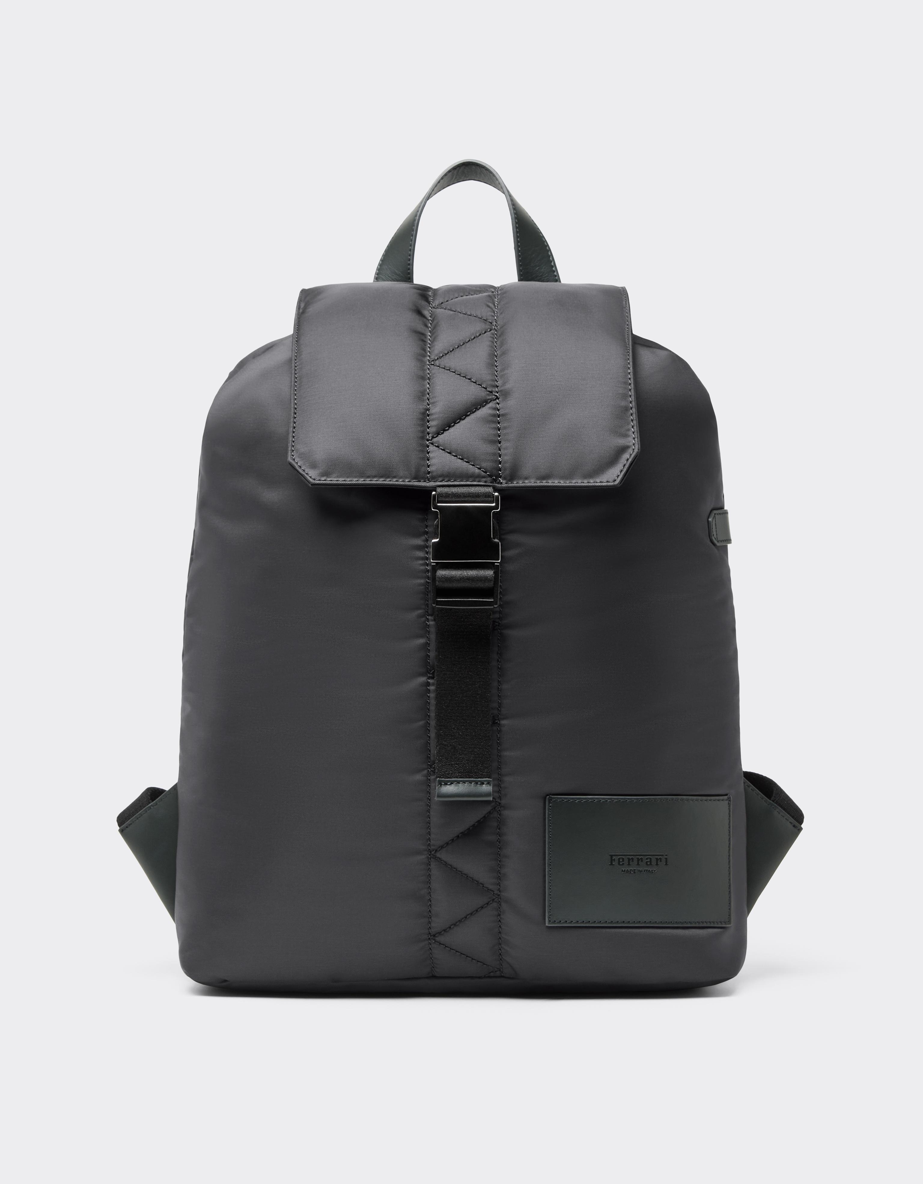 Q-Cycle Nylon Rucksack with Leather Details