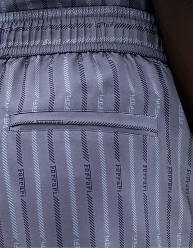 Ferrari Monogram silk shorts