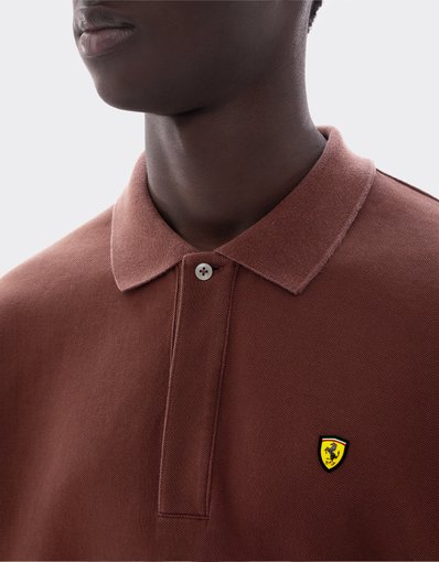 Scuderia Ferrari cotton polo shirt