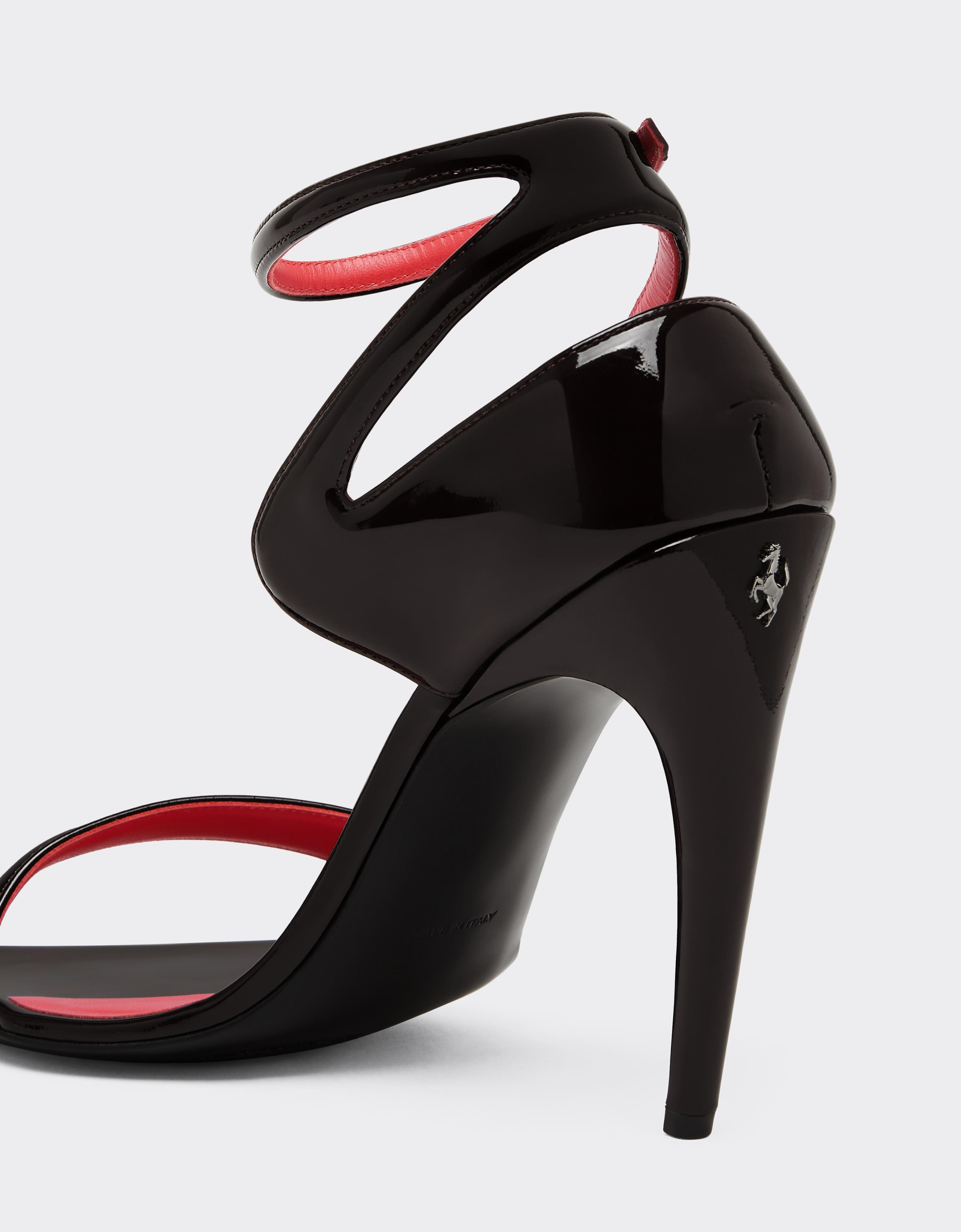 Patent Leather Heeled Sandal
