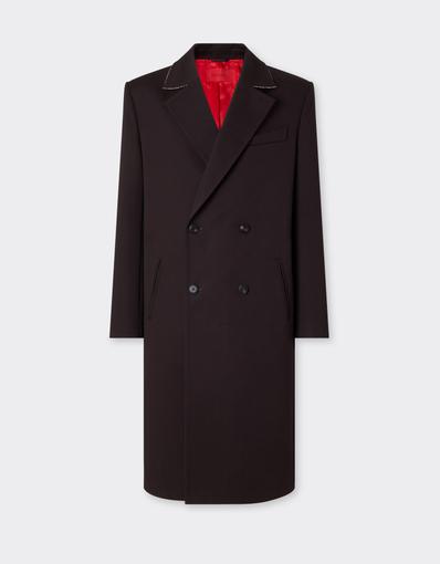 Double Mackintosh coat with Prince of Wales check lining