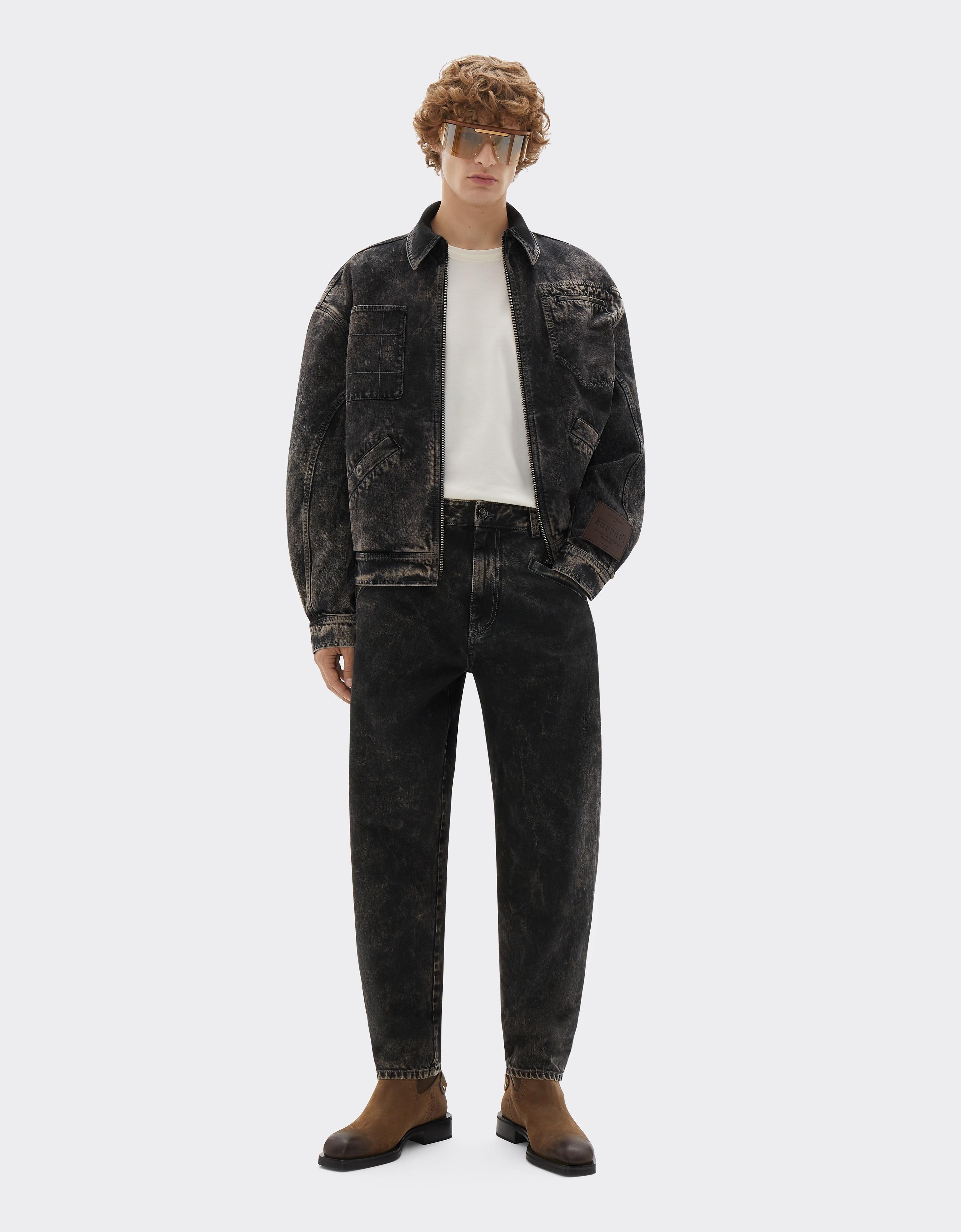 Reconditioned by Ferrari denim trousers for the 2026 Silverstone Grand Prix