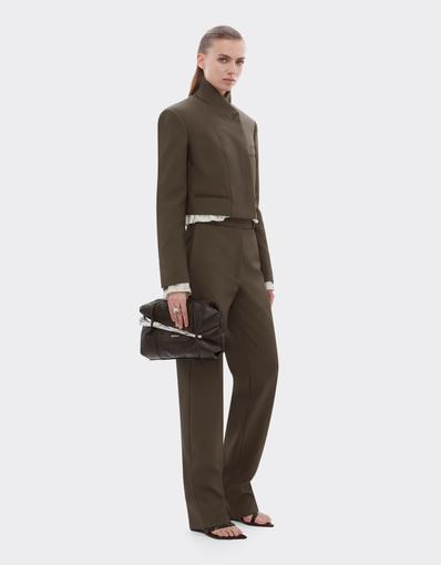 FERRARI PILLOW BAG en cuir semi-brillant
