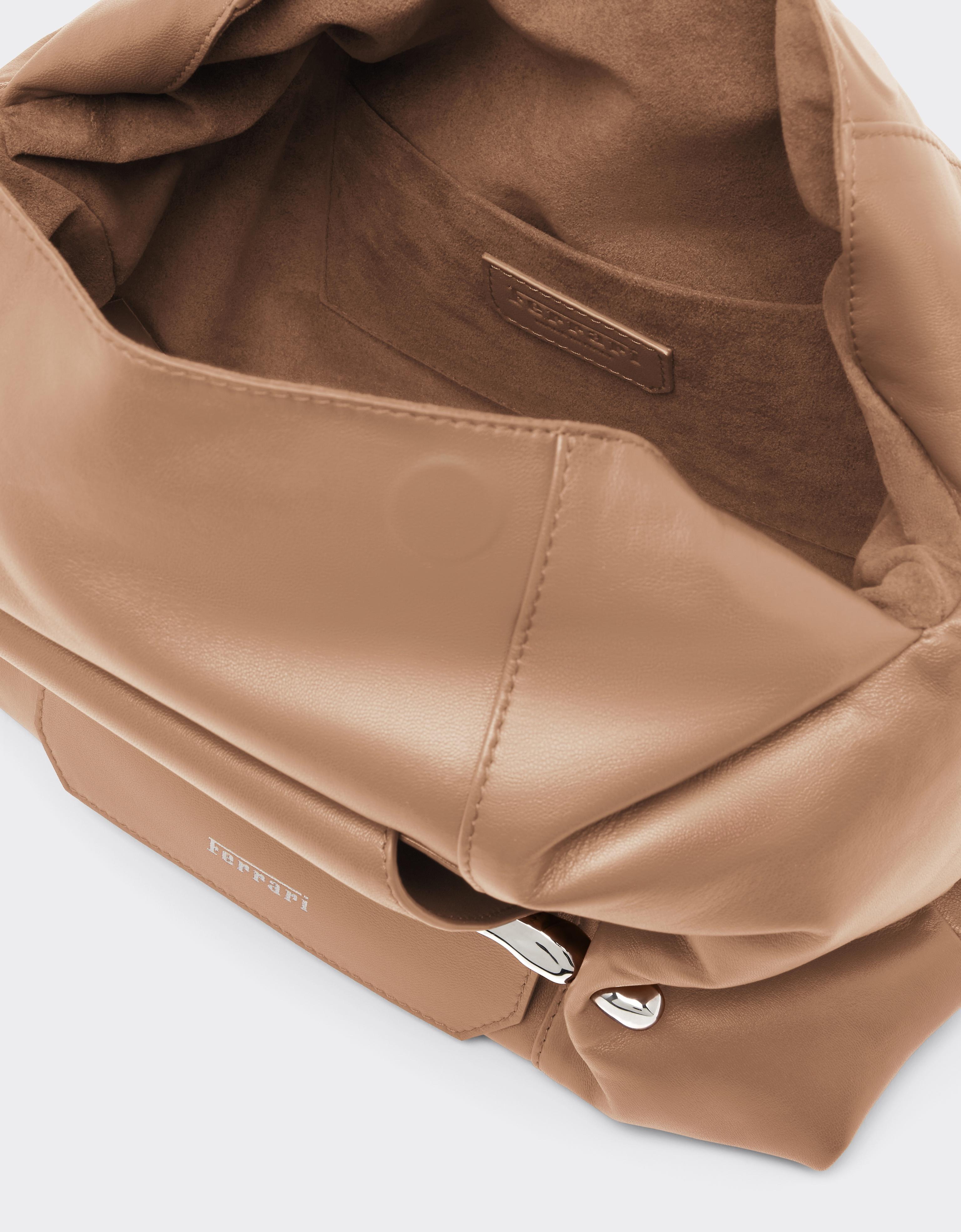 Soft Semi-Gloss Leather Clutch