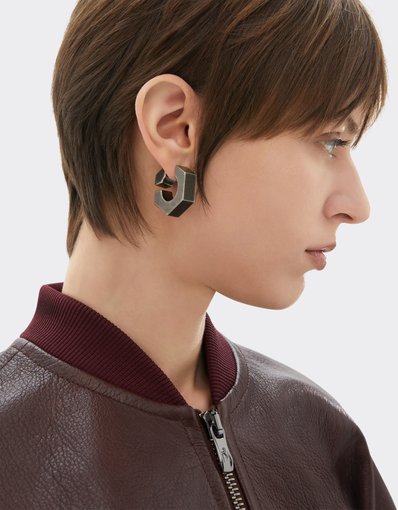 Metal Bolt Earrings