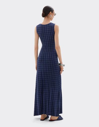 Long silk and cotton dress