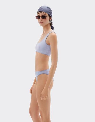 Bikini top with Prancing Horse motif