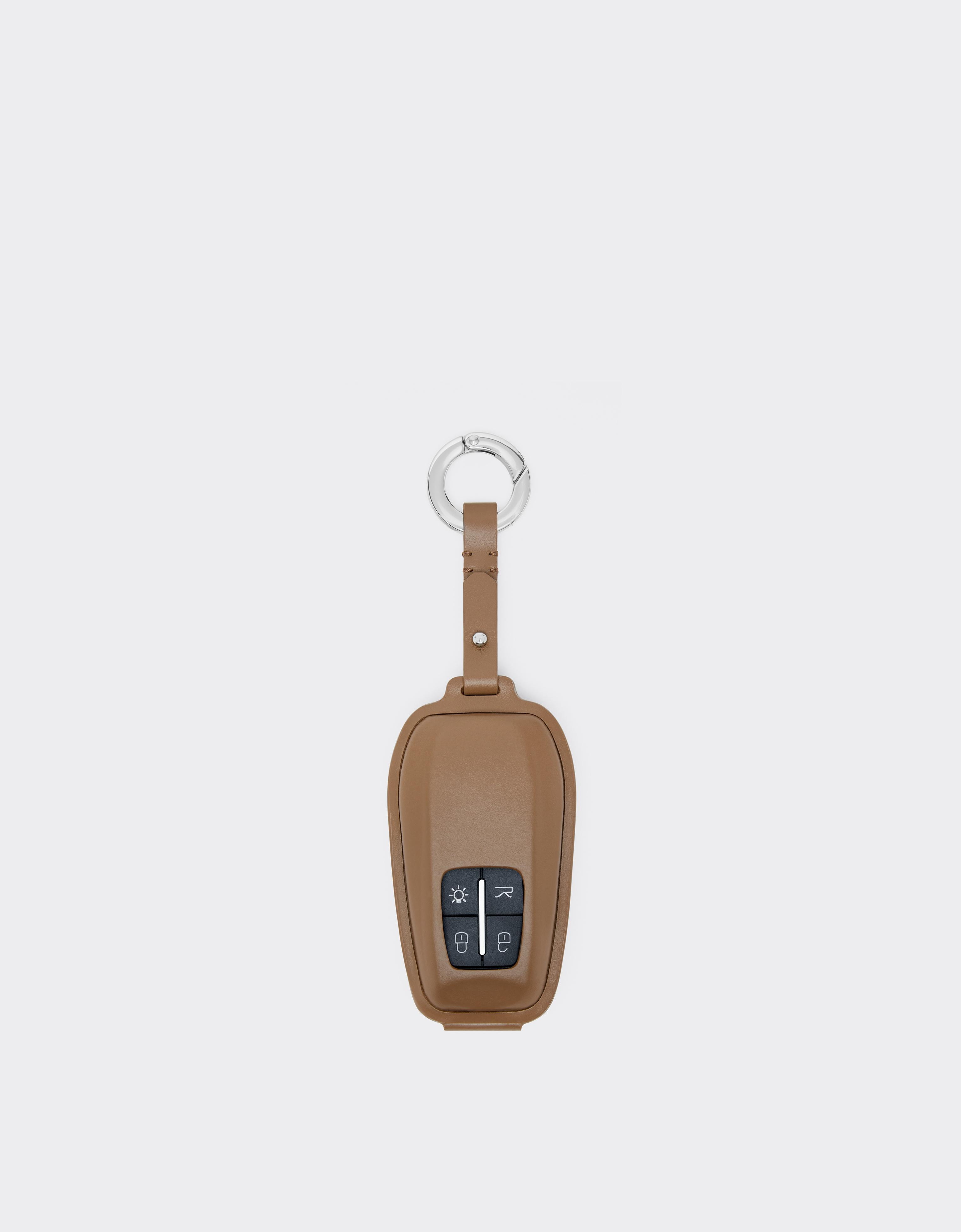 Smooth Leather Keyring