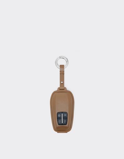 Smooth Leather Keyring