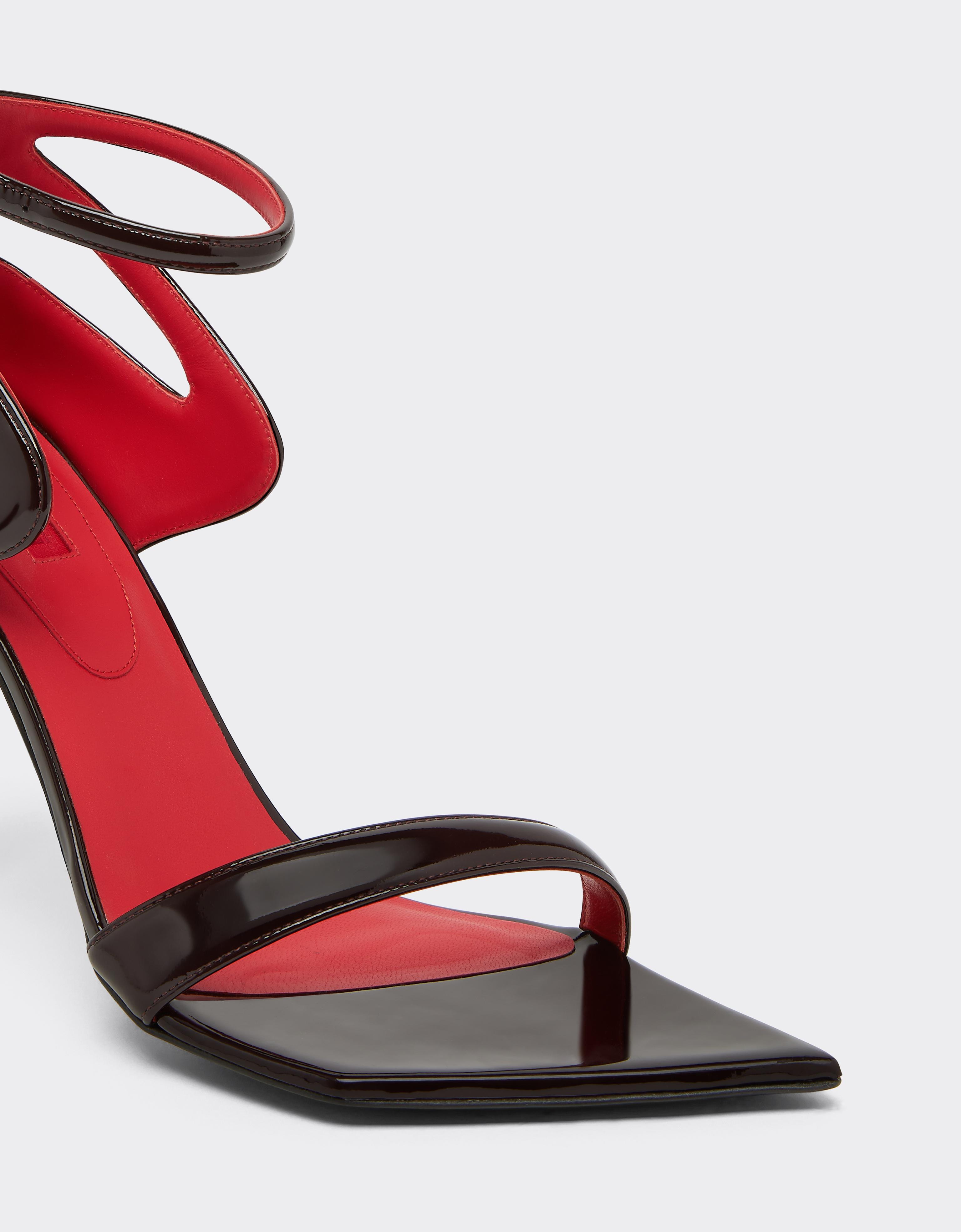 Patent Leather Heeled Sandal