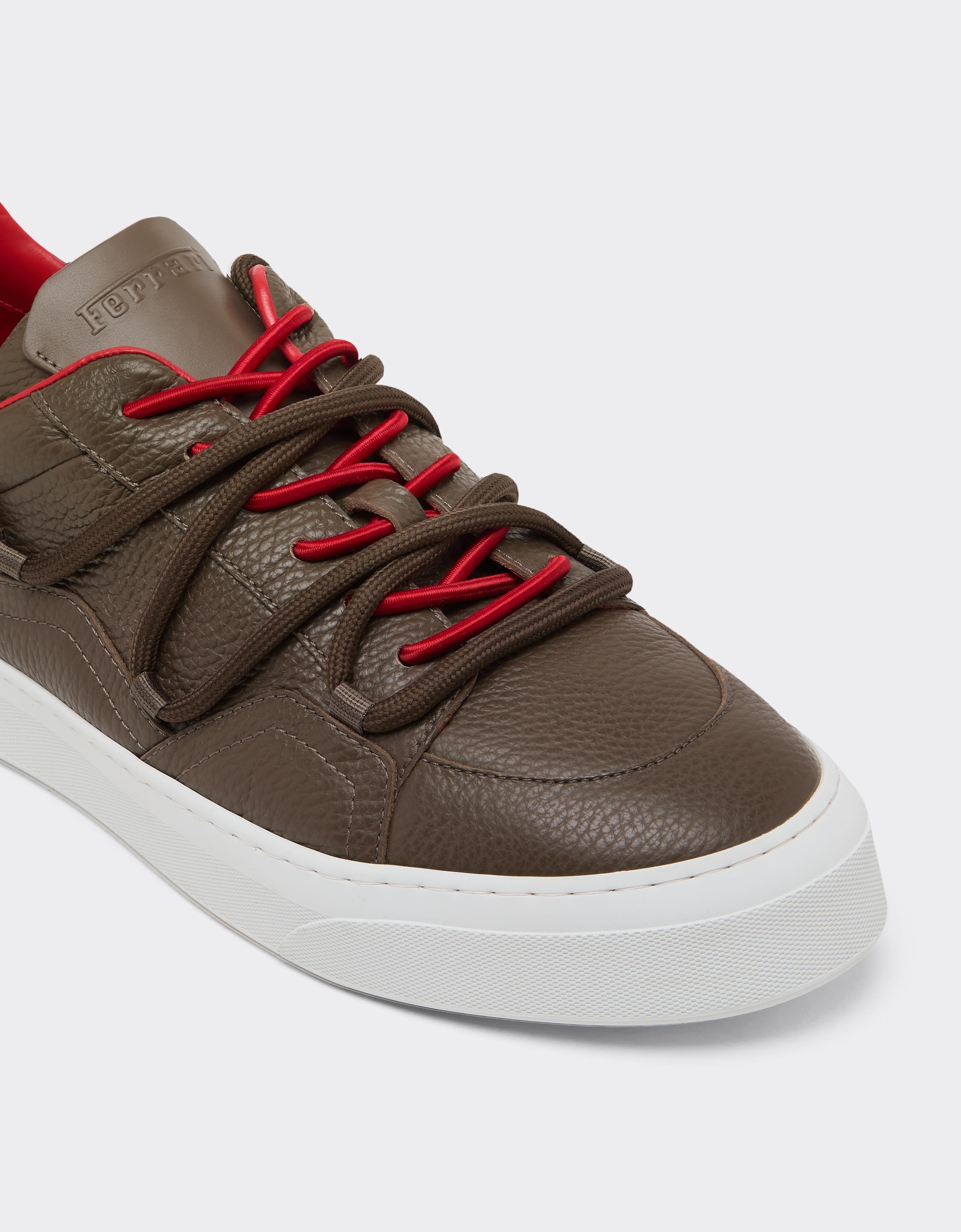 FLAT SNEAKERS LOW GRAIN LEATHER
