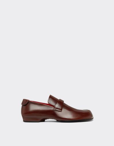 Polished Leather Loafer