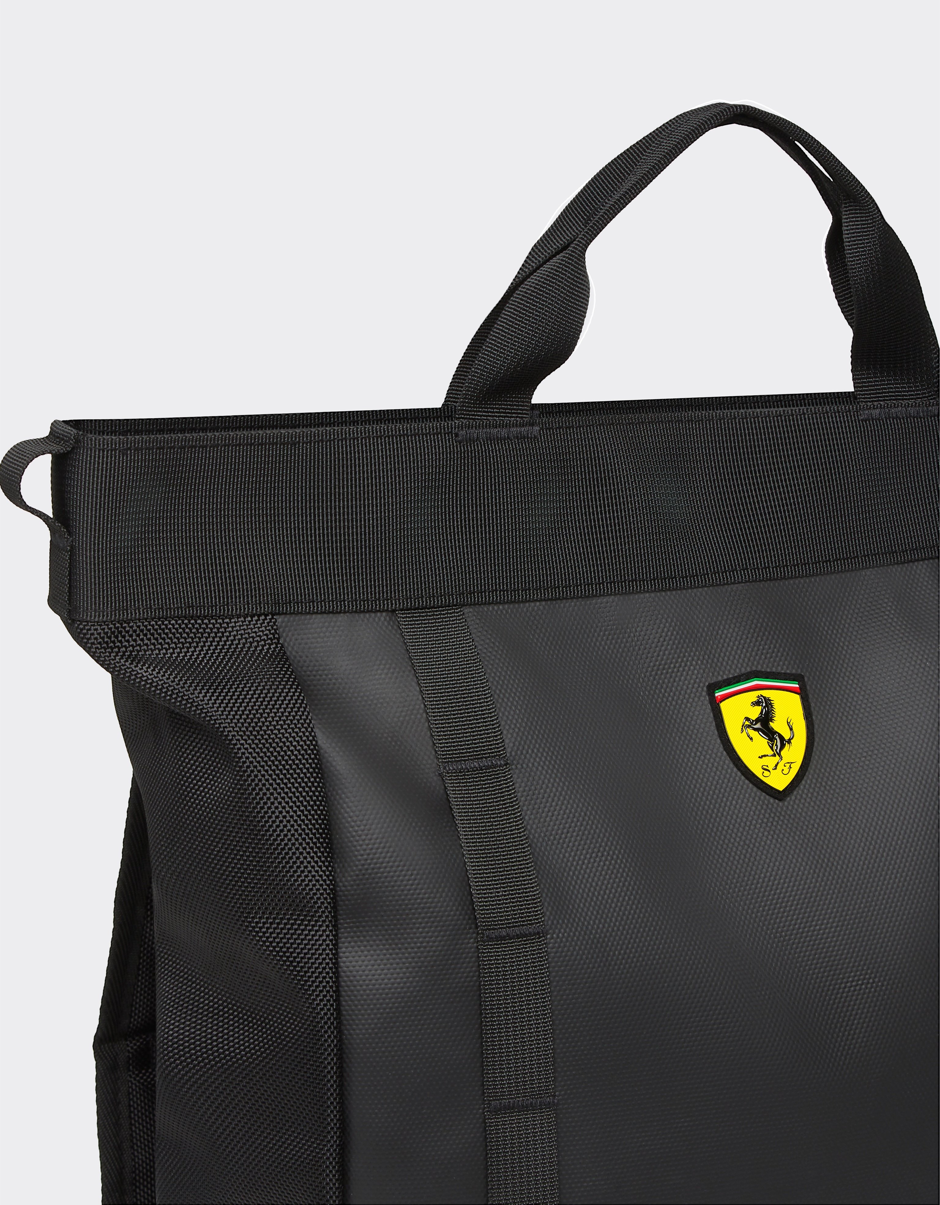 Tote backpack with Ferrari Scudetto