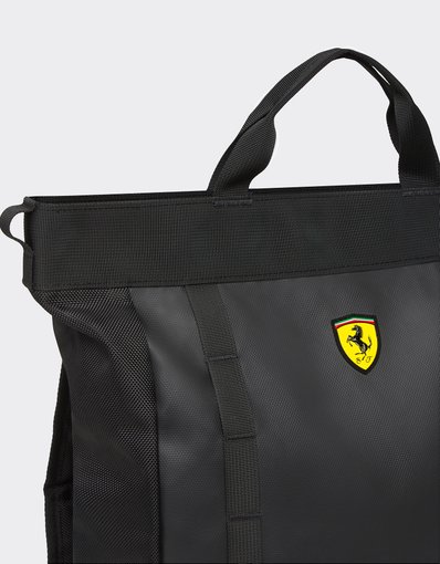 Tote backpack with Ferrari Scudetto