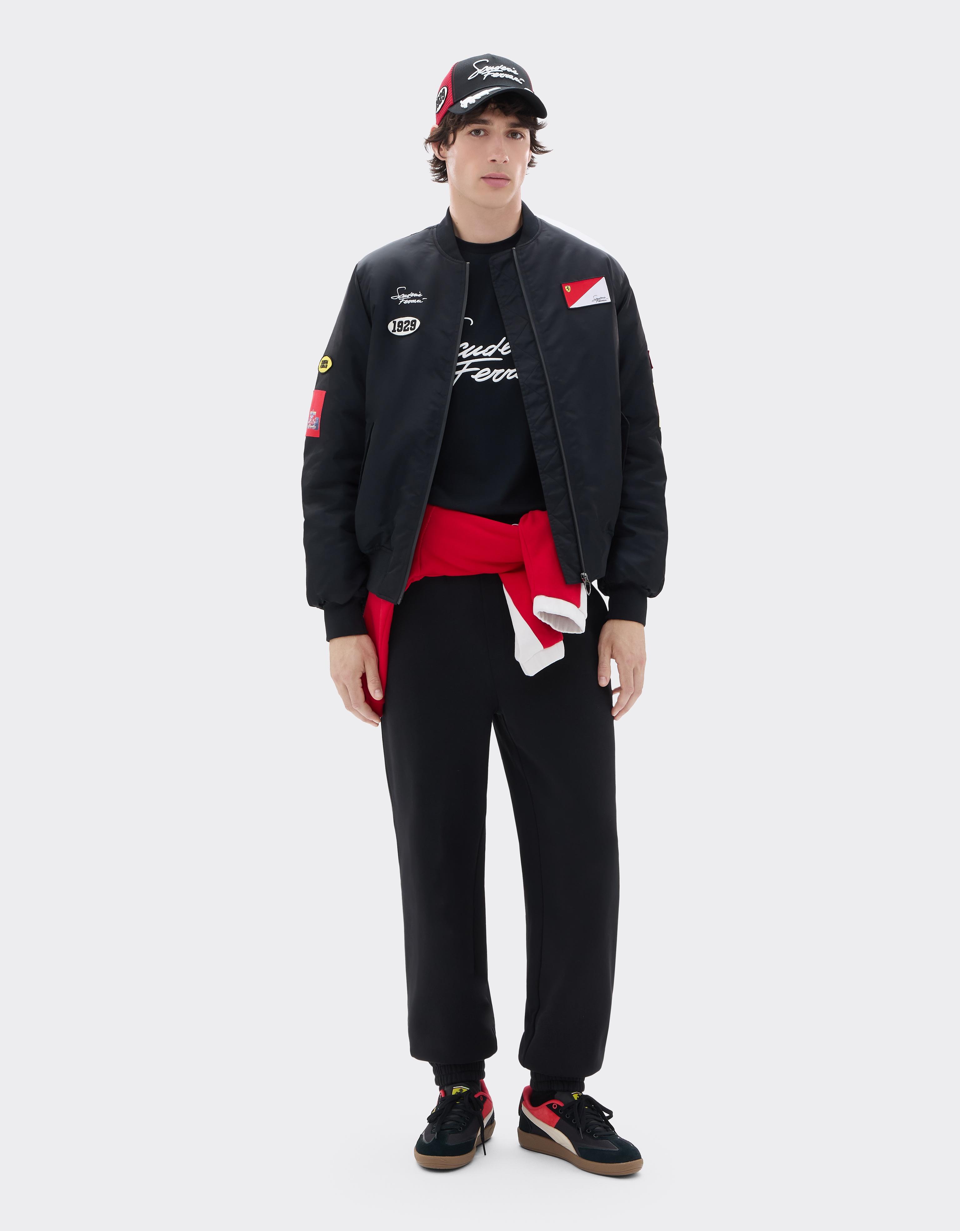 Scuderia Ferrari padded nylon twill bomber jacket