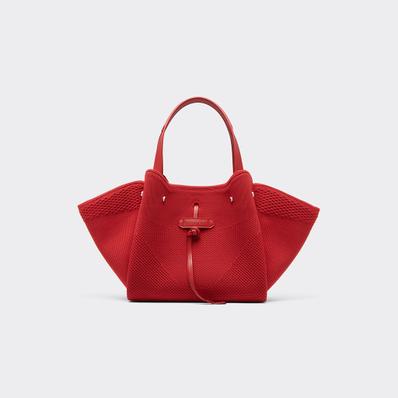 La Tote Bag Ferrari small in Knit and Leather