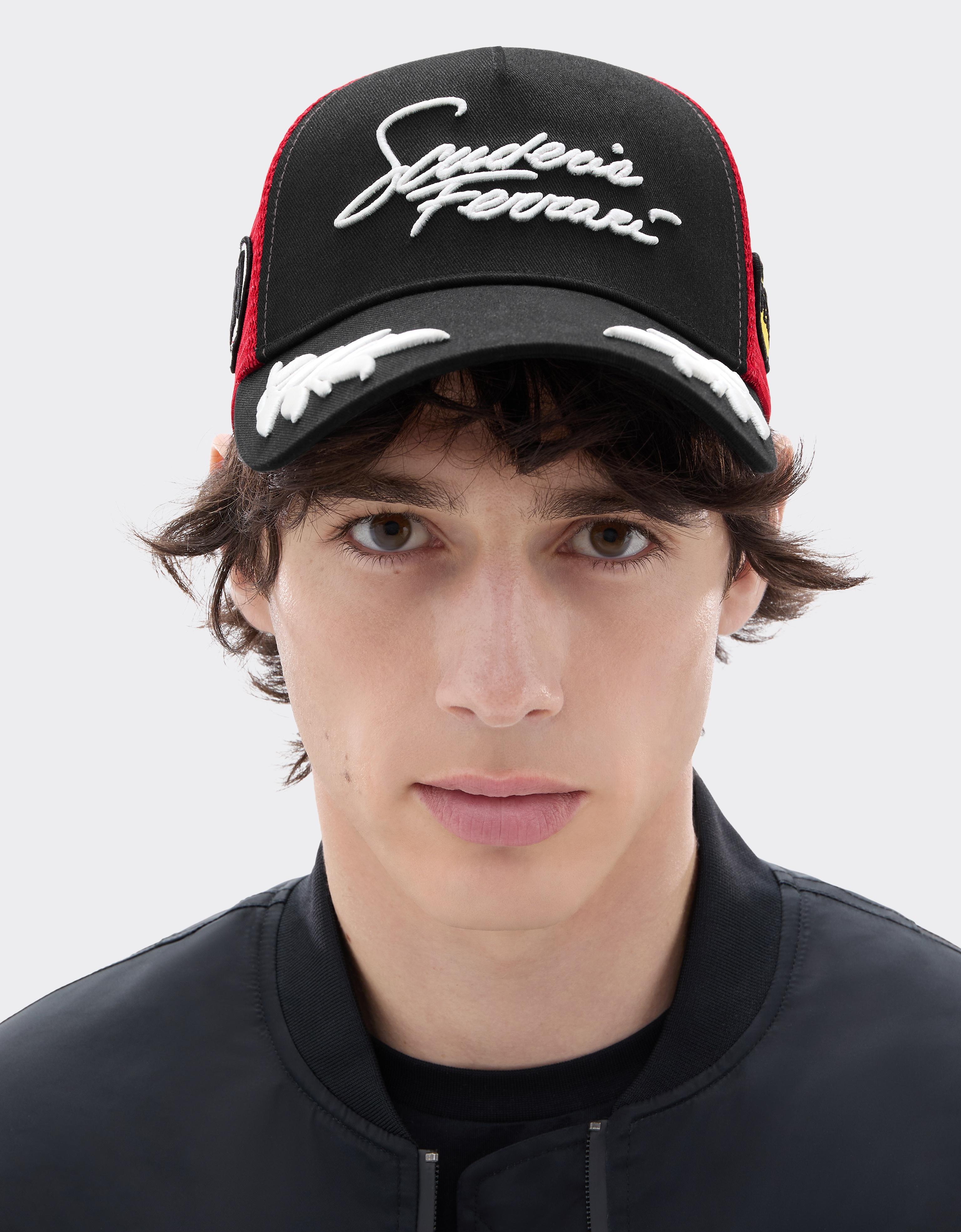 Scuderia Ferrari cotton trucker cap