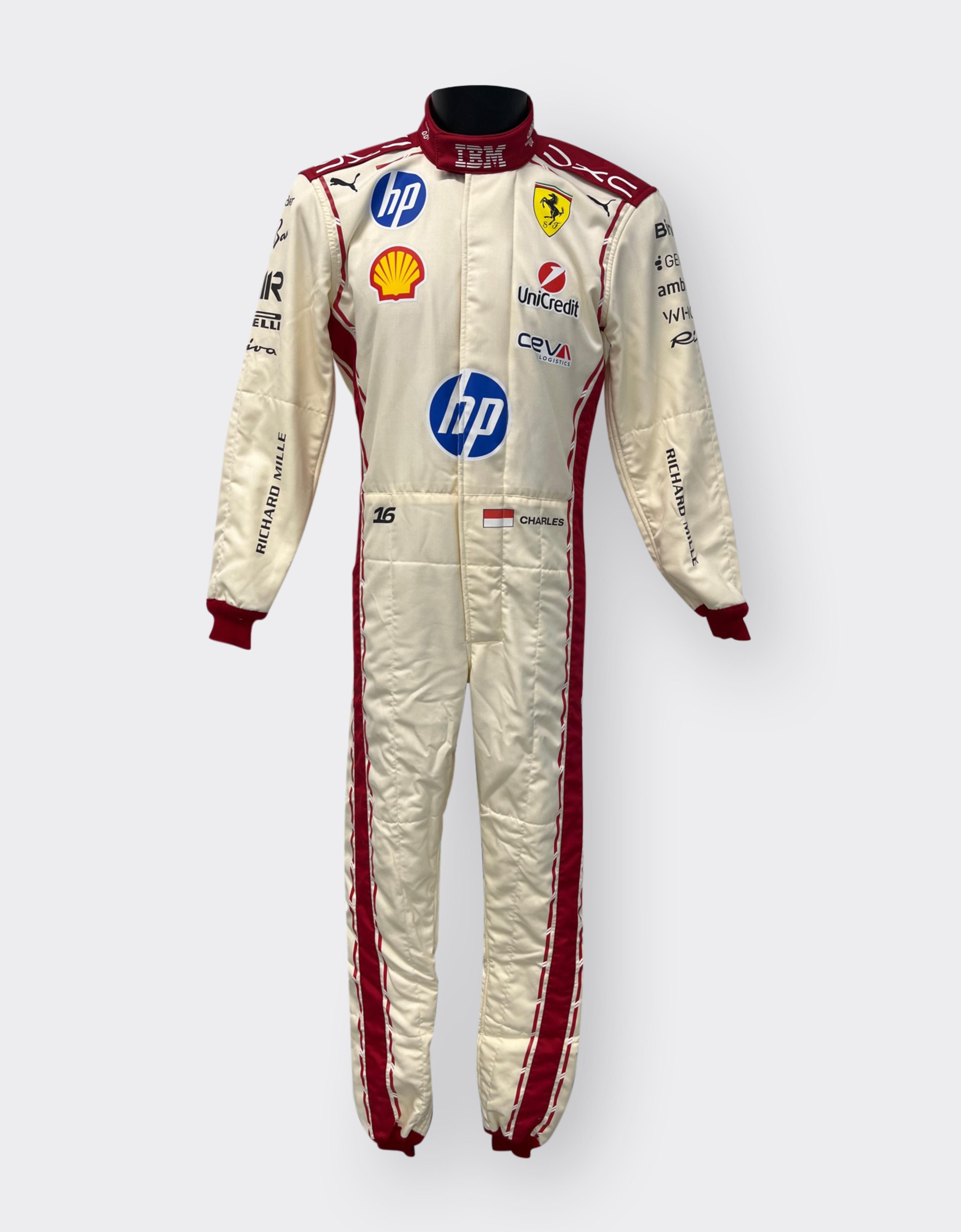 Tuta da corsa Replica Leclerc per il GP Monaco 2026