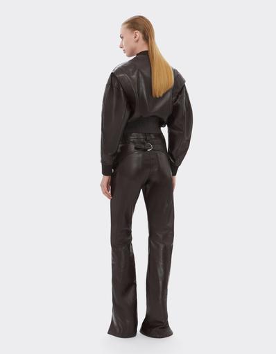 Glossy Leather Trousers