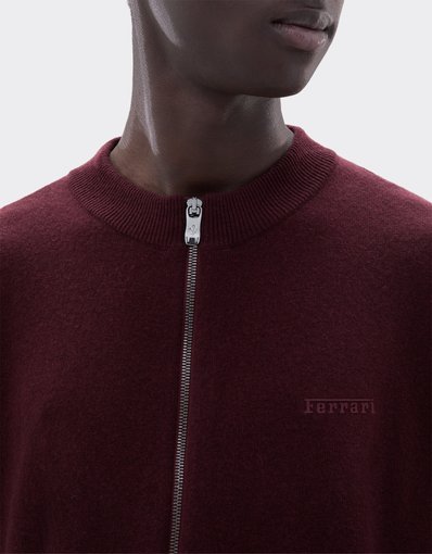 Wool and Cashmere Zip-Up Jumper