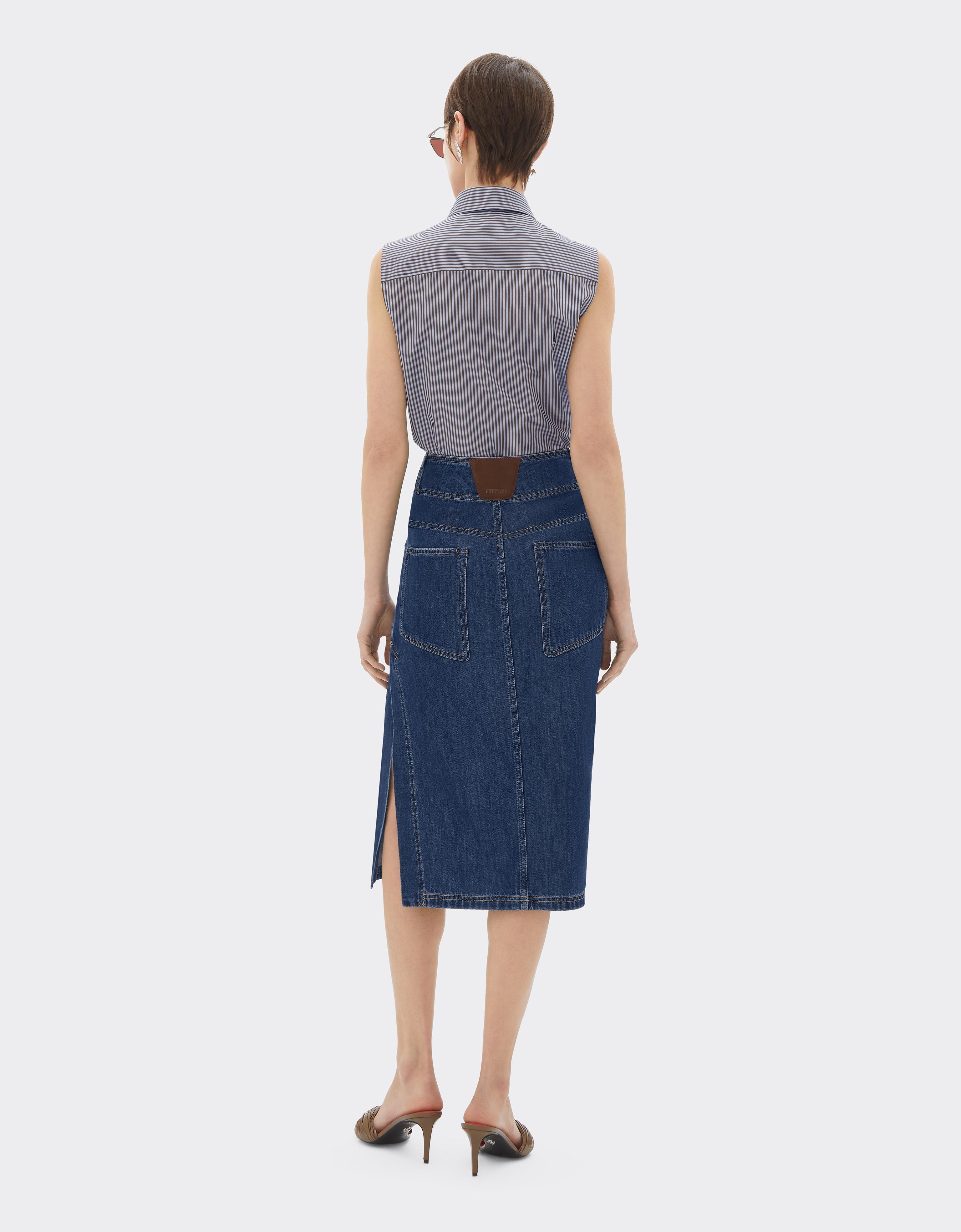 WOMAN DENIM SKIRT