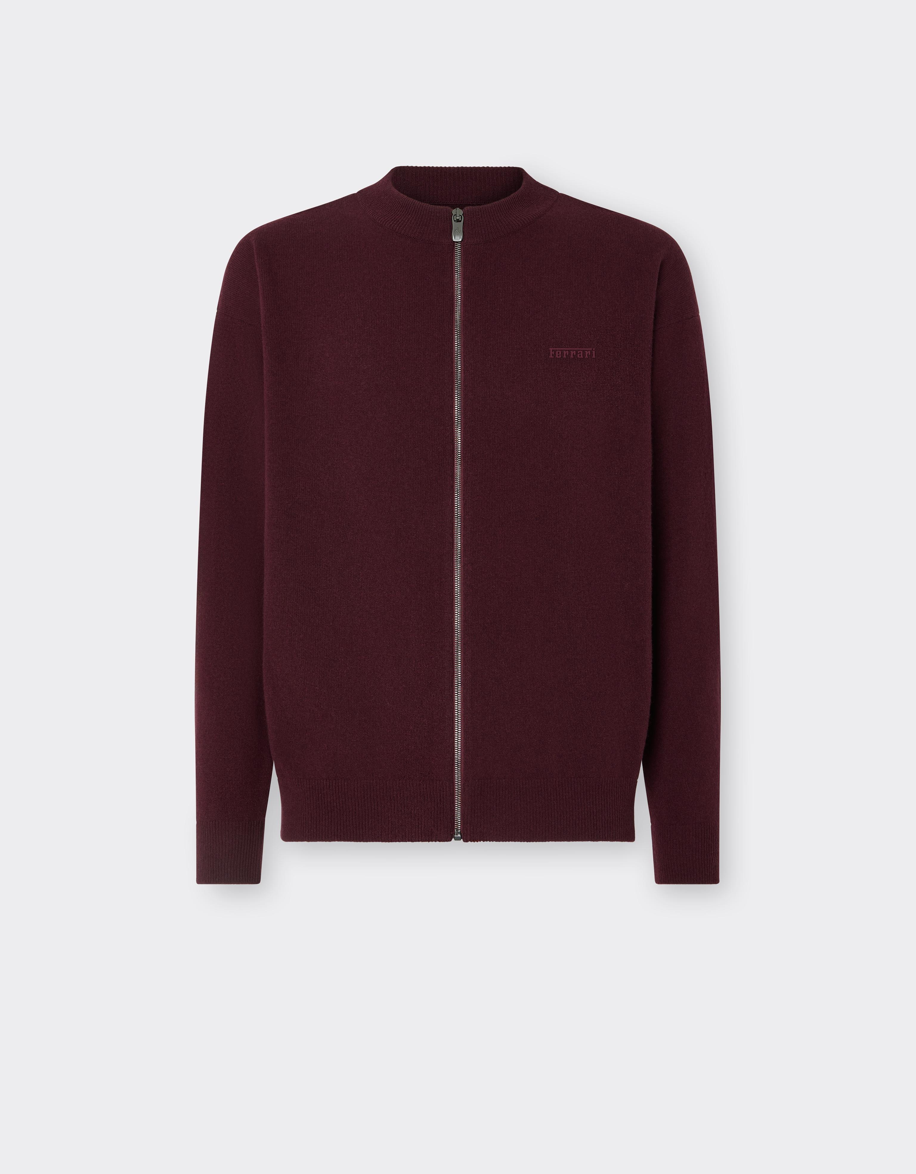Wool and Cashmere Zip-Up Jumper