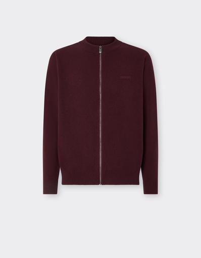 Wool and Cashmere Zip-Up Jumper