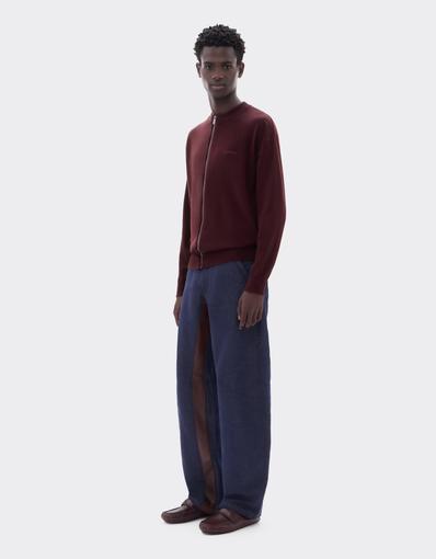 Wool and Cashmere Zip-Up Jumper