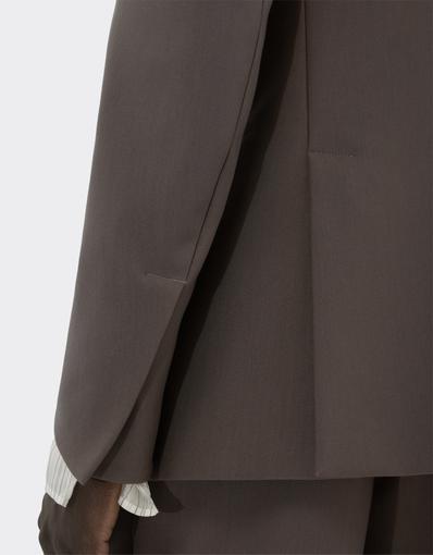 Single-breasted Crepe Blazer