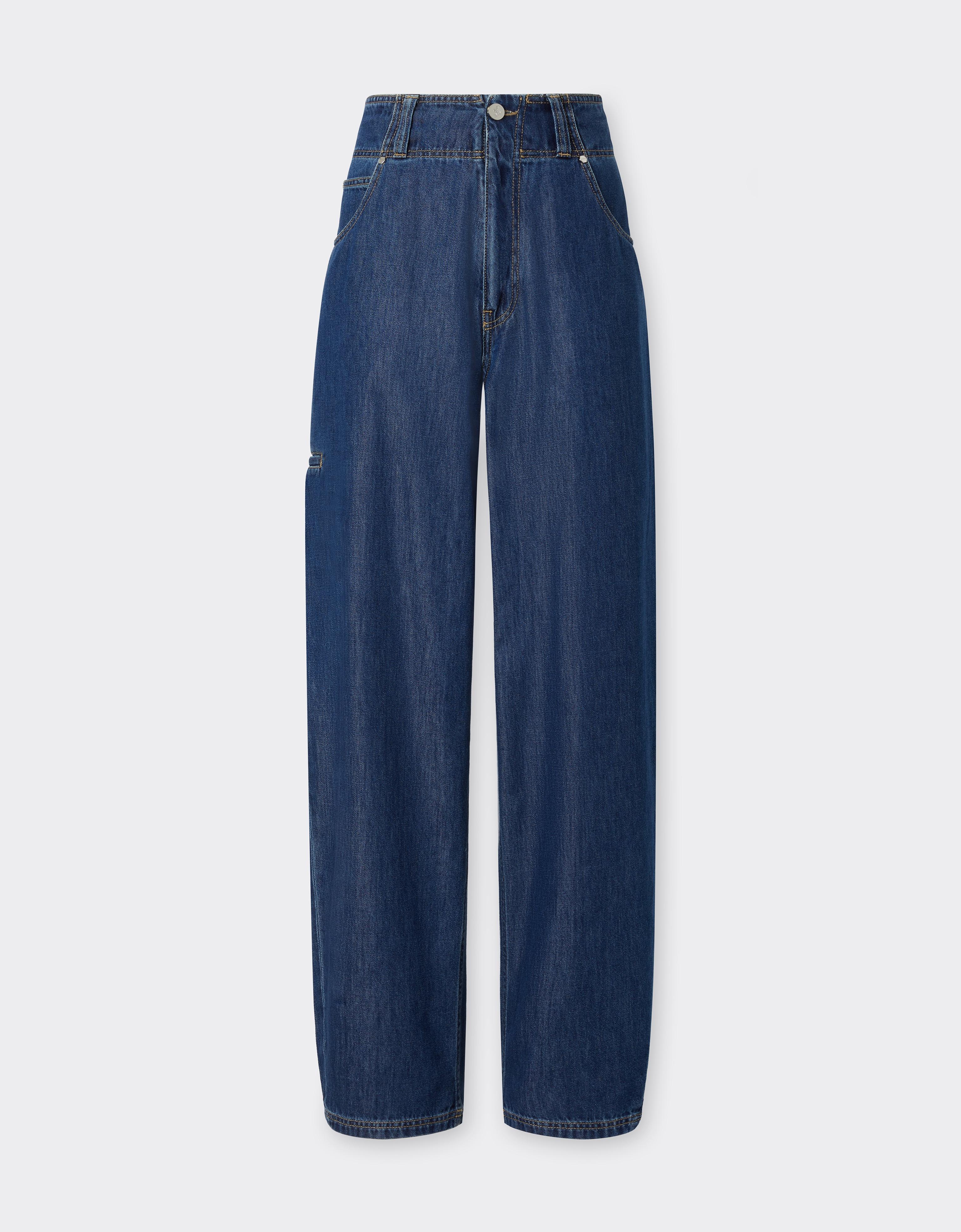 WOMAN DENIM TROUSERS