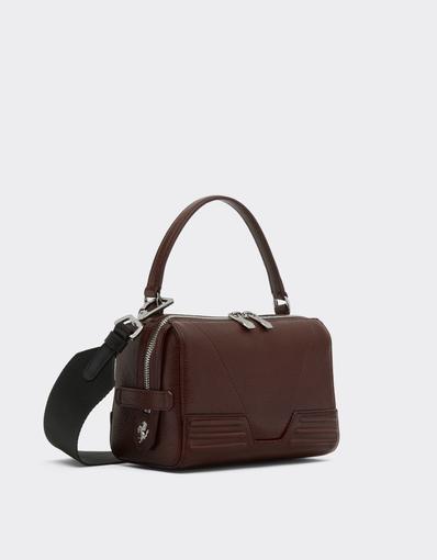 Sac à bandoulière GT en cuir grenat