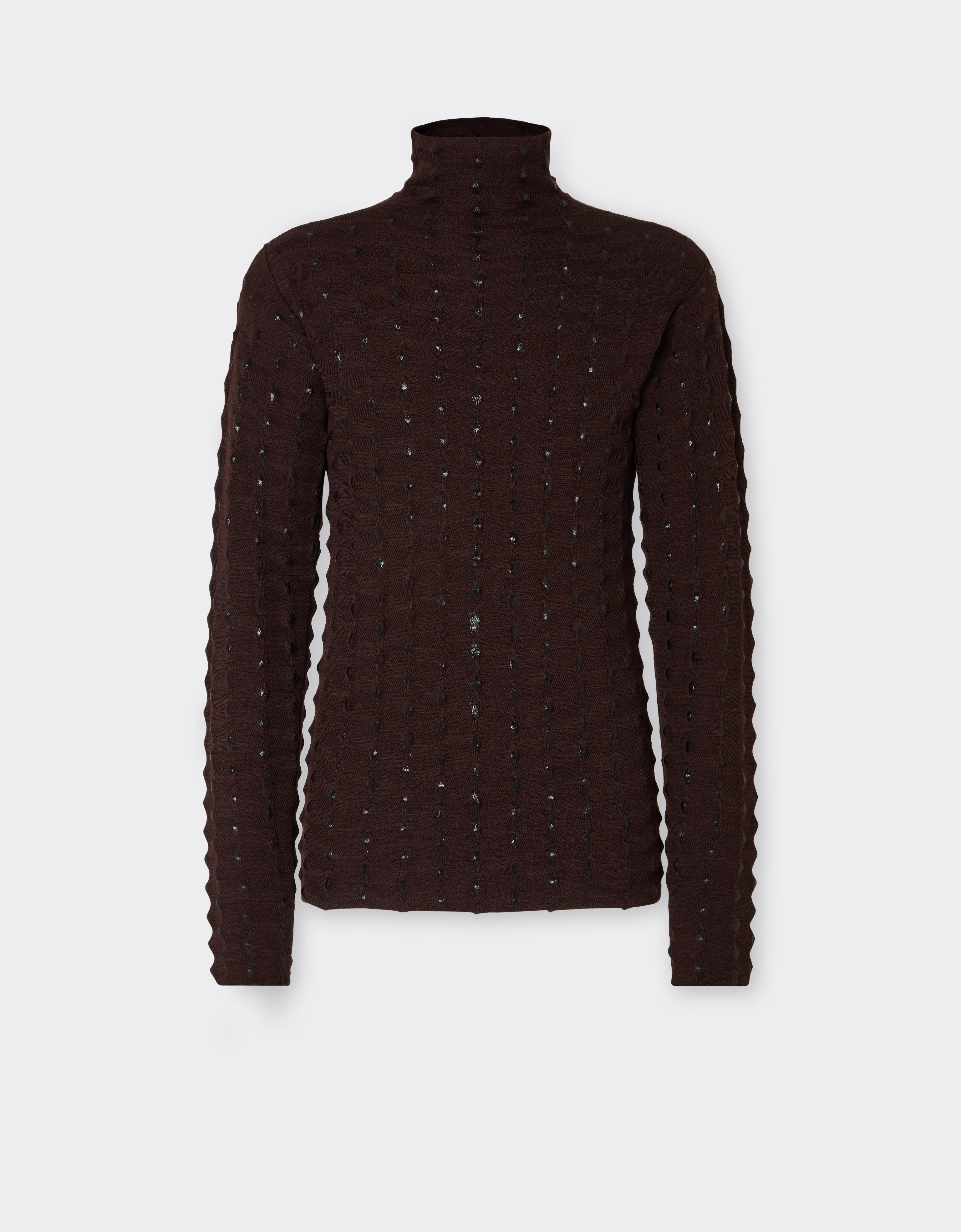 Wool and Cotton Turtleneck