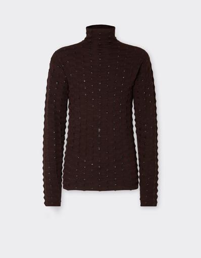 Wool and Cotton Turtleneck