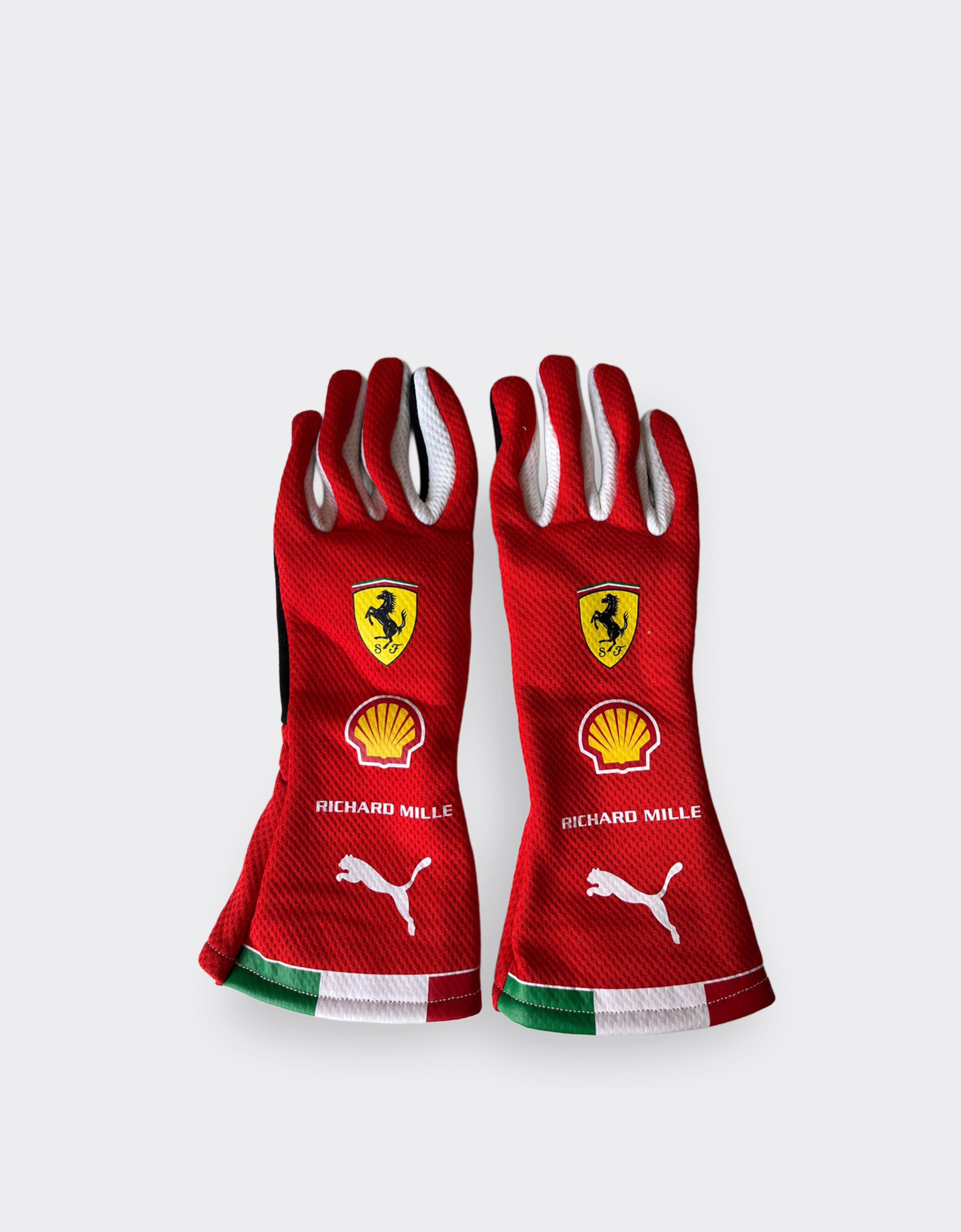 Ferrari Leclerc Replica Racing Gloves for the 2026 Monza Grand Prix