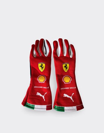 Ferrari Leclerc Replica Racing Gloves for the 2026 Monza Grand Prix