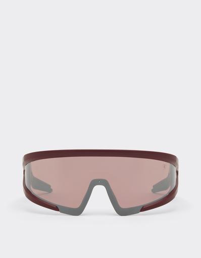 Scuderia Ferrari goggles with red lenses