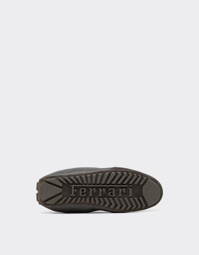Leather and Suede Driver Trainers