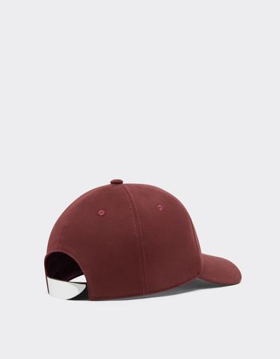 Cotton Drill Baseball Cap with Ferrari Embroidery