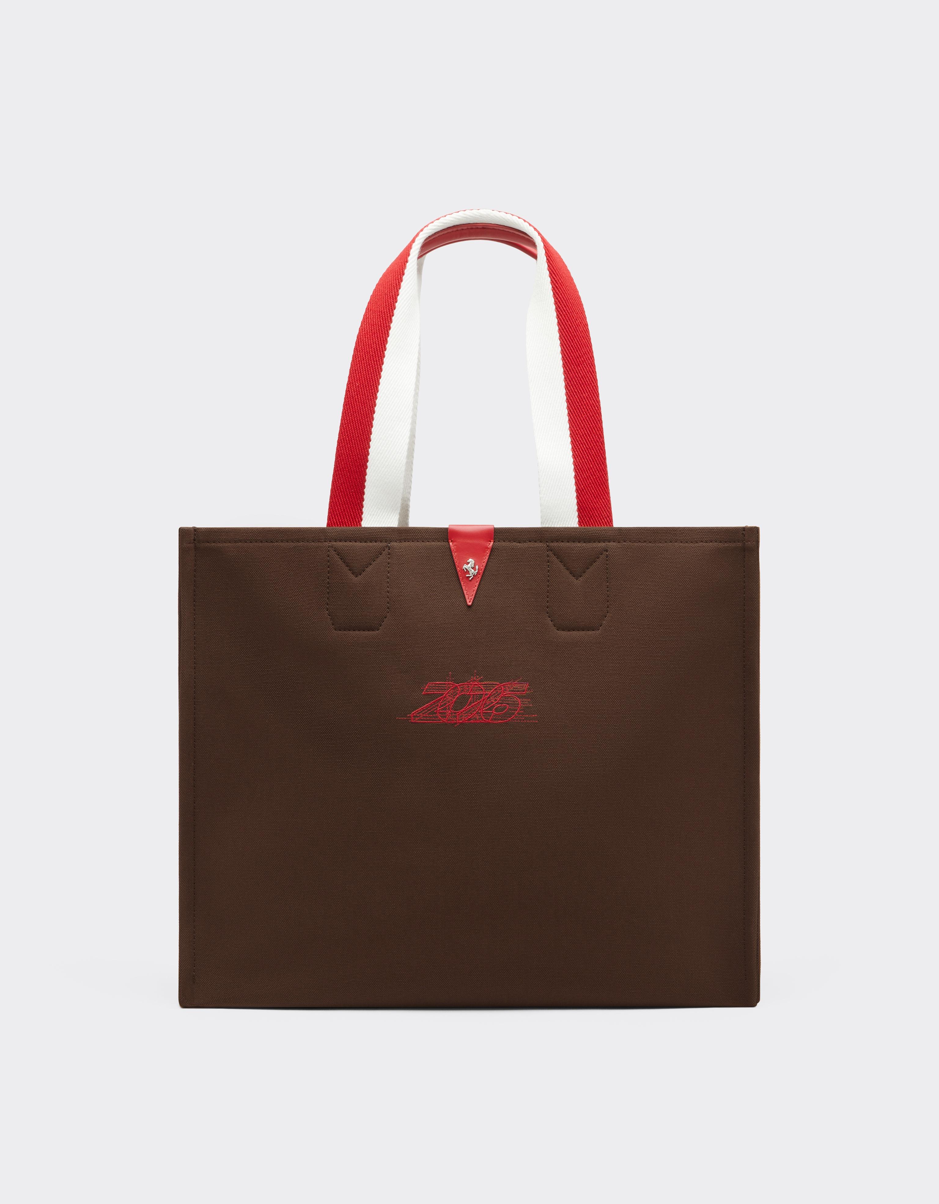Bolso tote Ferrari de lona para el GP de Mónaco 2026