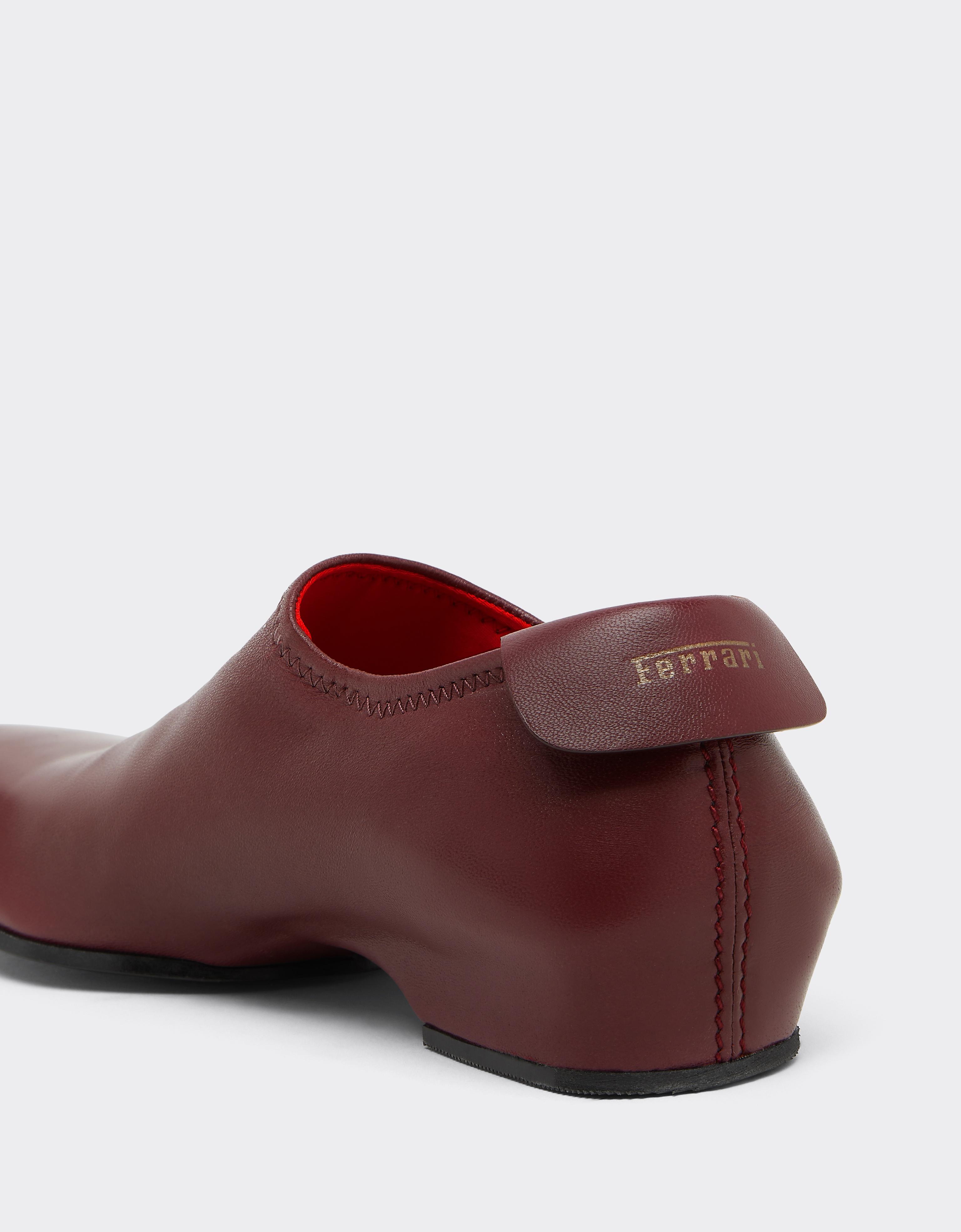 Glossy Leather Mules with Square Heel
