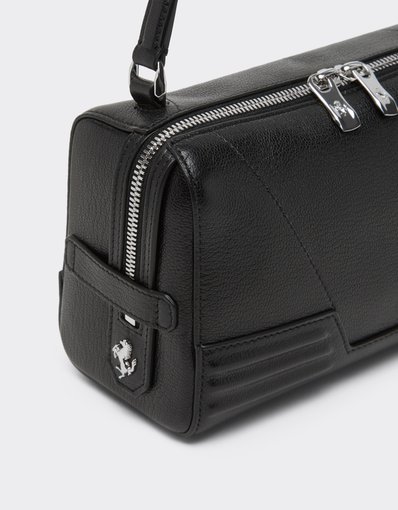 Sac à bandoulière GT en cuir grenat