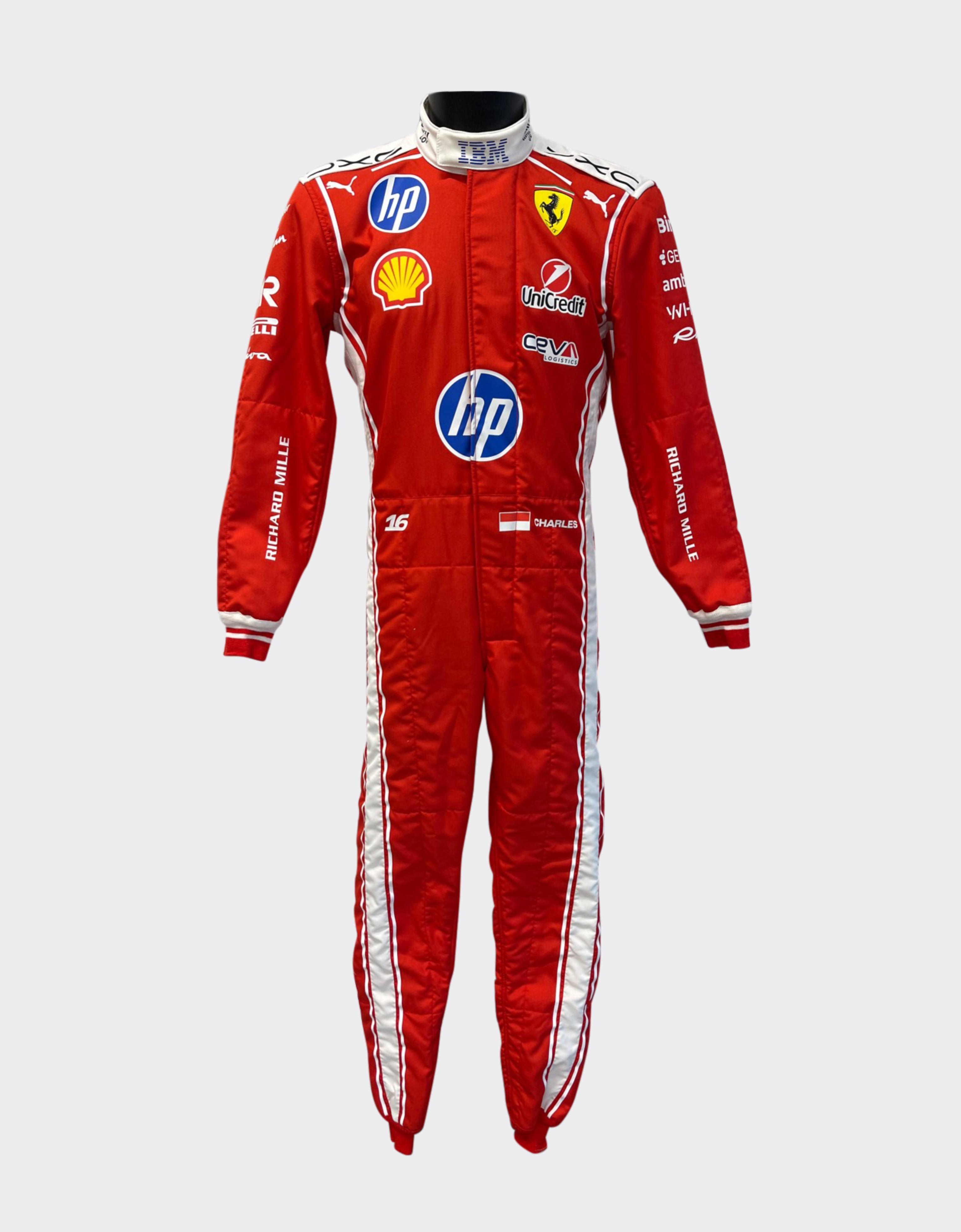 Leclerc-Rennanzug Replica 2026 Puma für Scuderia Ferrari HP